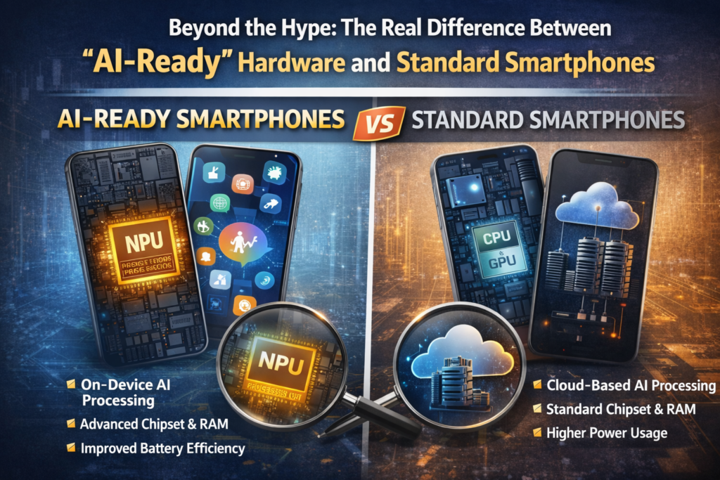 AI-ready vs standard smartphones explained

